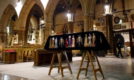The queues to see Richard III lying in repose started at 4:30am on this day in 2015 and continued well past the advertised closure of 12:30pm for the Cathedral to prepare for the reinterment ceremony. Some 20,000 people got the chance to pay their last respects.