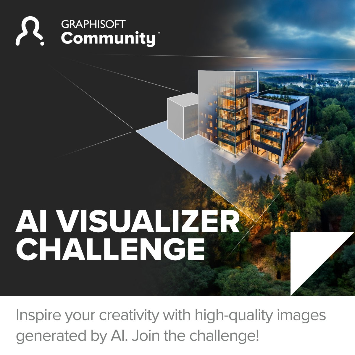 🚀 Last Call for the AI Visualizer Challenge! ✨ Transform textures into detailed visualizations 💡Dive into the Challenge resources on Graphisoft Community for tips on how to get started 🏆 Submissions open until March 31, 2024, 11:59PM CEST! 👉 bit.ly/3OIN9Bo