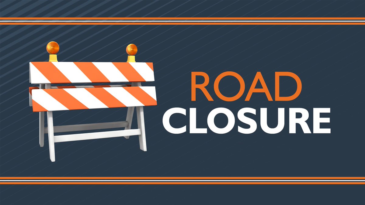 ⚠️ROAD CLOSURE⚠️ Eldridge Road near Wormwood Drive will be closed for road repairs.