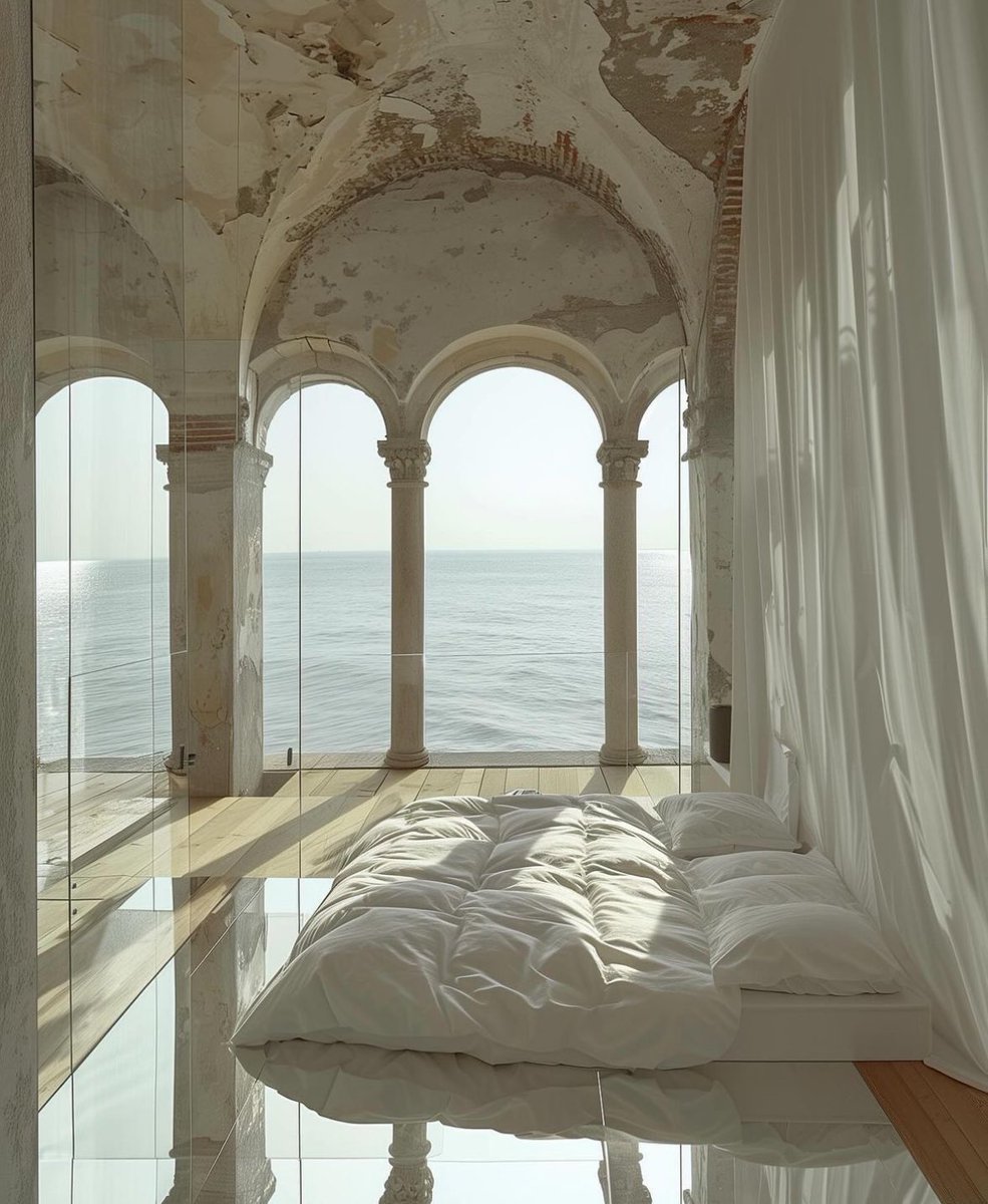 INTERIORPORN1's tweet photo. this bedroom is heavenly ✨ https://t.co/oj4rqWlwvF