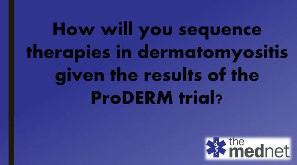 💥Starting off this Monday with #Myositis! Here is your #MednetMadness question of the day: #RheumTwitter #MedTwitter #RheumMadness #Dermatomyositis