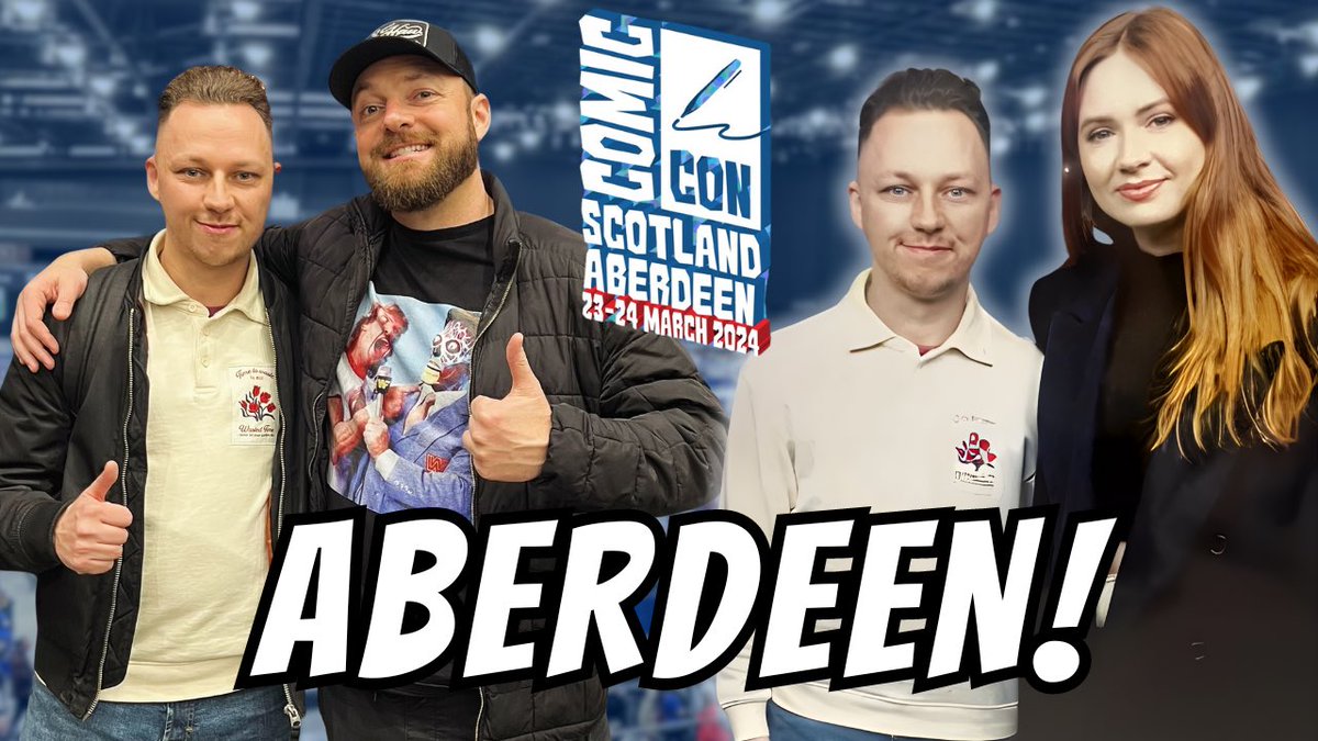 Fantastic weekend away for Comic Con Aberdeen! Vlog is out now on YouTube! #comicconaberdeen 

youtu.be/pT2sXdDZkCY?si…