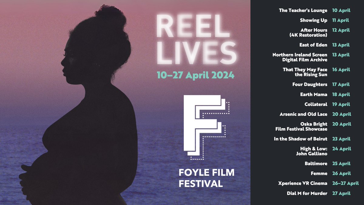 🍿🎟️Tickets are available to book for Foyle Film Festival’s 2024 Reel Lives programme — a season of cinema exploring life on the fringes of society. Featuring exclusive previews, cult classics, documentaries and more. Book now bit.ly/49Pry2T