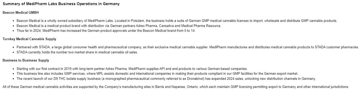ddeadlock's tweet photo. News from #Medipharm (#LABS #TSX $0.08 #MEDIF &amp; MLZ #FSE) confirms potential in #Germany. #WEED &amp; #ACB ran hard on #German #CannabisNews. LABS news: https://t.co/dboU5B7ShD  #cannabisStocks #marijuanaStocks #CannabisGermany #MSOS #MJ https://t.co/D5foRjSGHQ