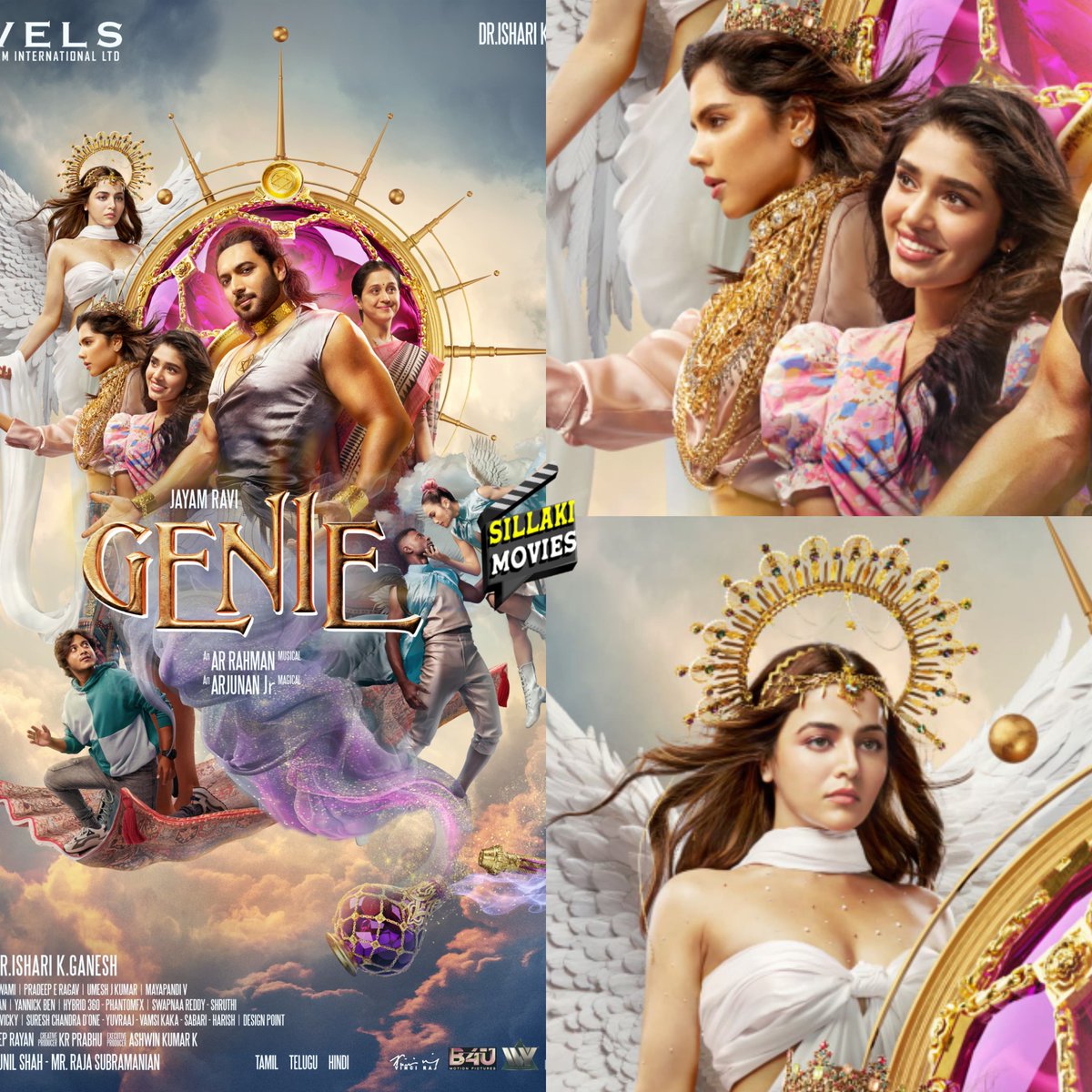 #Genie - SecondLook ❤️‍🔥

- Biggest Budget Movie In Carrer Of #JayamRavi ❤️

- Movie Also Has #KrithiShetty, #KalyaniPriyadarshan & #WamiqaGabbi ❤️