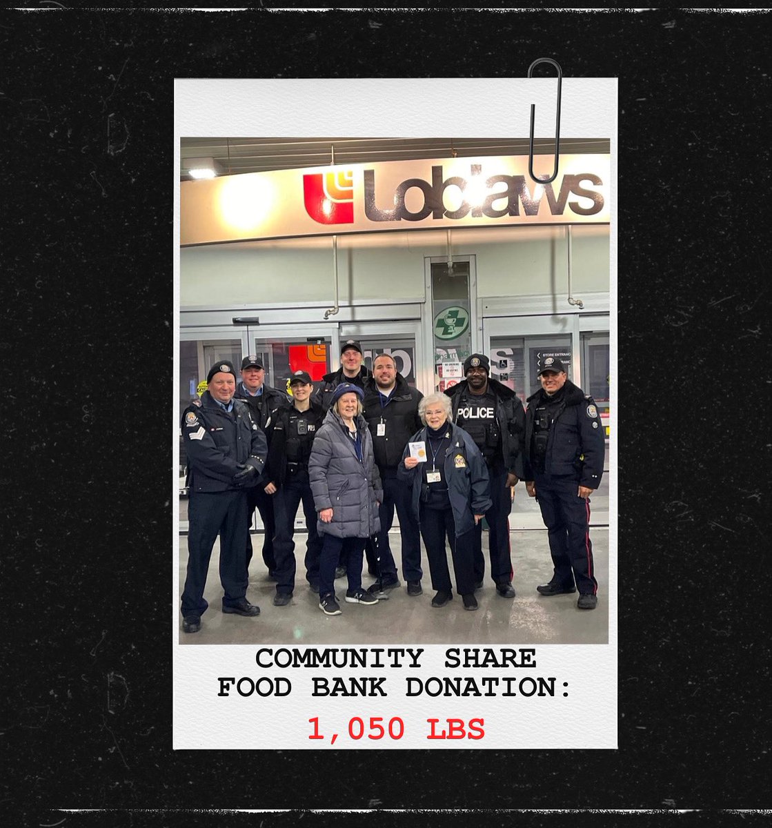 Food Insecurity Goal 💥 In 2023, 33 Division donated 6,435 lbs of food to @CommShareFB. This year, we aim to surpass this number by at least 1,000 lbs. Currently we are 14% into our goal.🌡️ #torontopolice #communitypartners #torontopolicevolunteers #torontopolicecplc