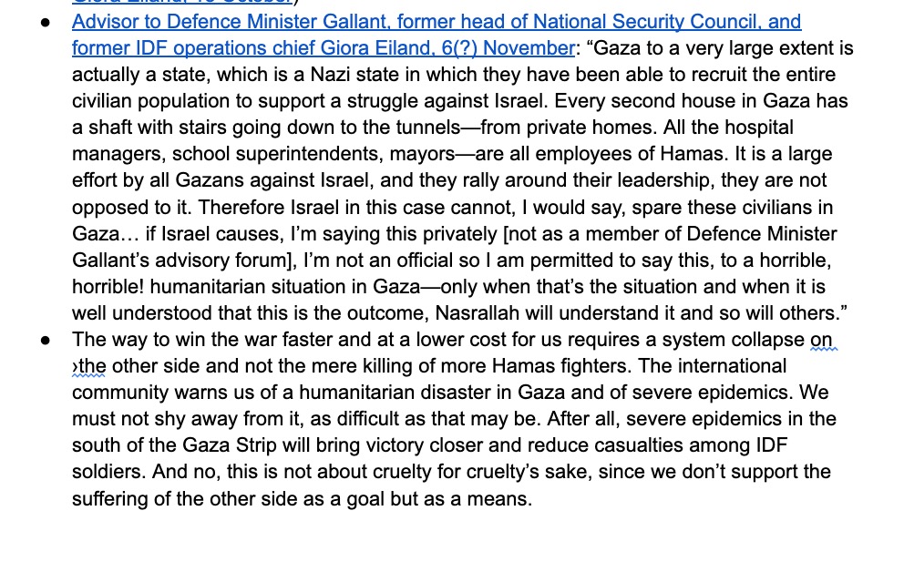 NathanJRobinson's tweet photo. "genocide requires intent" https://t.co/AtemP69vX5