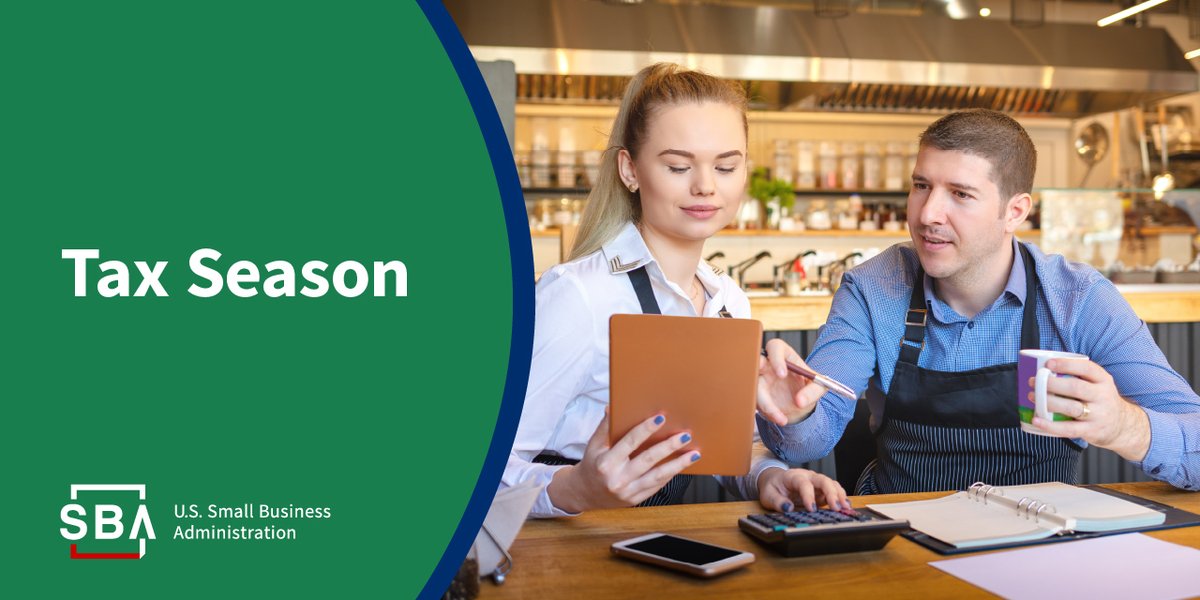 Tax season is here! Learn how your business can meet its tax obligations→ sba.gov/business-guide…. More resources from @IRSsmallbiz→ irs.gov/businesses/sma…