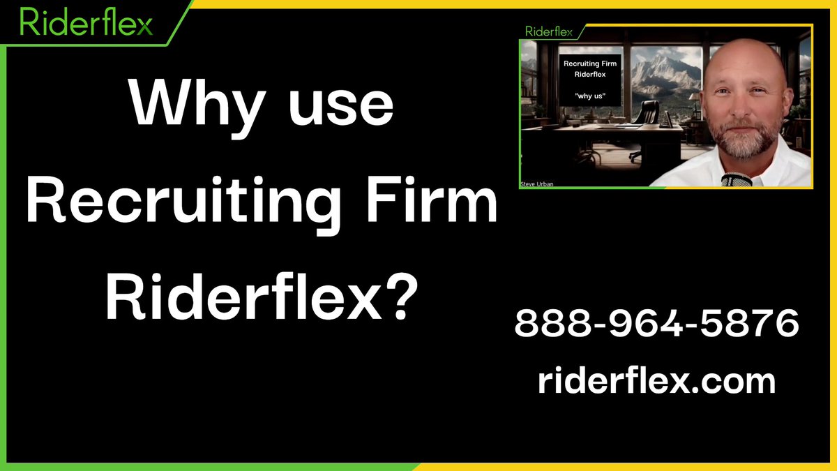 About Riderflex And Why Hire Us | Riderflex - Recruiting & Sourcing
youtu.be/Eqh1KgB1onU
#RiderflexSolutions #TalentAcquisitionPro #RecruitmentRevolution #HiringHeroes #CultureFitMatters #StreamlineHiring #RecruitmentSuccess #ExpertPlacements #ElevateYourTeam