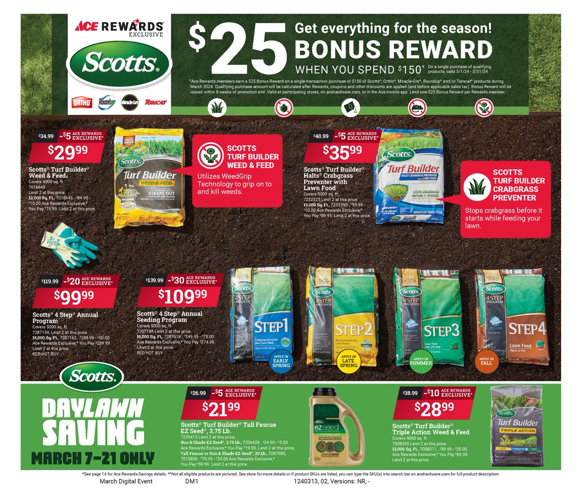 RockinghamCoop's tweet image. Our March Sale event has been EXTENDED through Saturday, March 30th!

Check out the deals you can take advantage of to SAVE going into spring at your local Rockingham Cooperative Ace Hardware location!