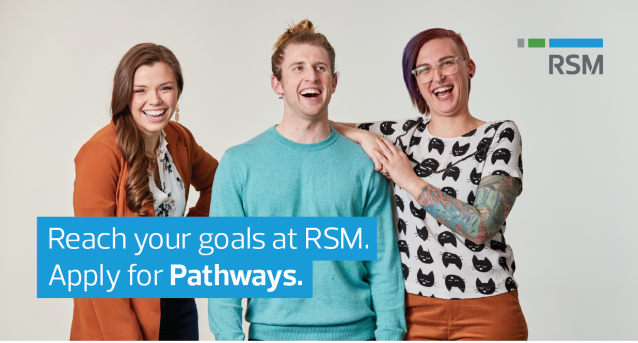 Do you know a student looking to take the next step in their career? Applications are now open for RSM’s Pathways experience. #BeYouatRSM rsm.buzz/4cyEtrB