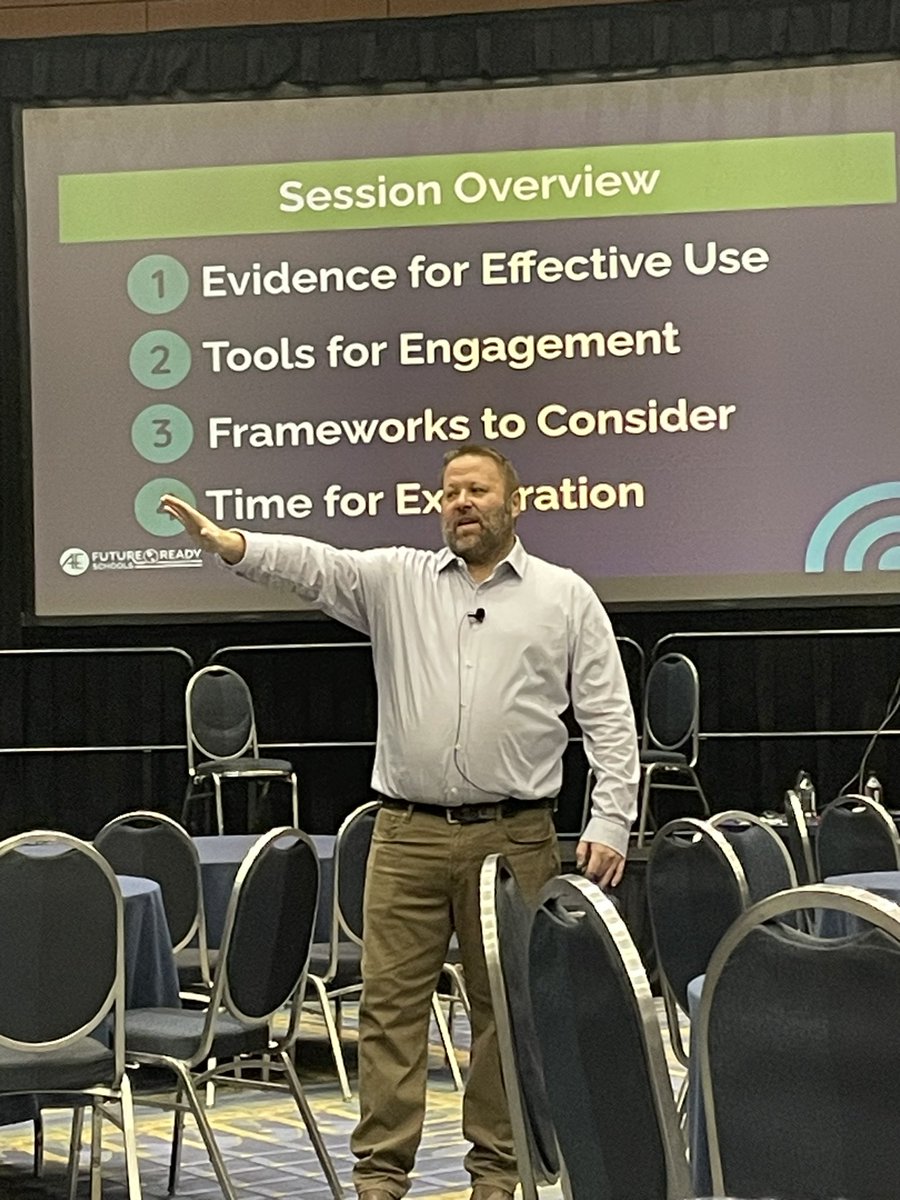 Ending a great @ascd conference with @thomascmurray and Unlocking Edtech for meaningful student engagement. 🧑‍🎓👩‍🎓💻Cannot wait to have him as our keynote for our Summer of Learning conference @FWCommSchools