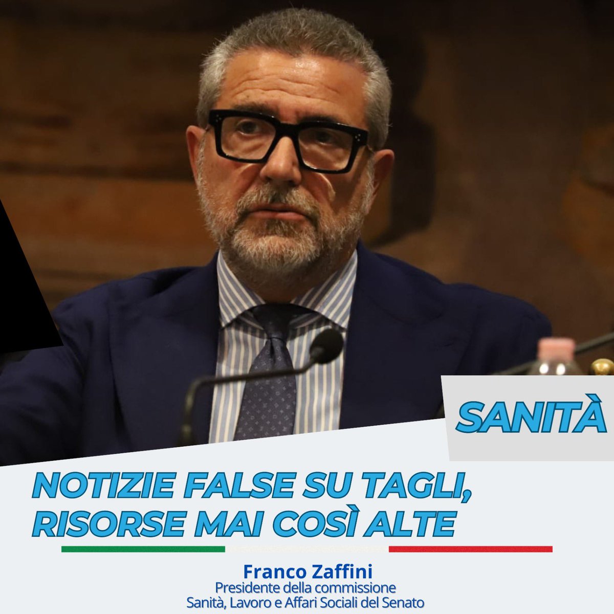 🔴 Sulla situazione della #sanità va fatta chiarezza. Il #fondosanitario ha raggiunto il suo massimo storico di 136 miliardi, superando i 122 miliardi durante il periodo del #Covid.
🔺Questi dati sono oggettivi e non soggetti a interpretazione. 
<a href="/FratellidItalia/">Fratelli d'Italia 🇮🇹</a> 
<a href="/FDI_Parlamento/">FDI Parlamento</a>