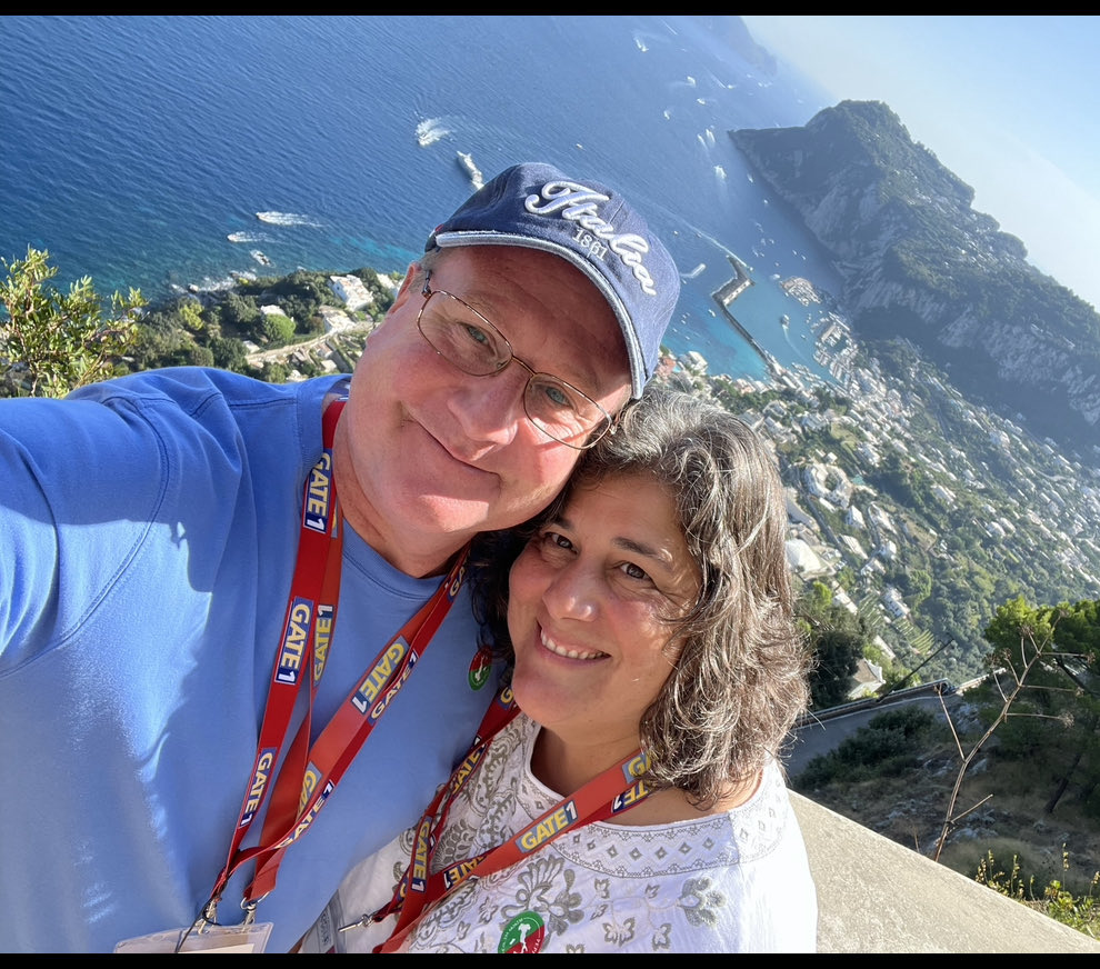 kpenneymd's tweet photo. Missing Italia!!! From the top of Capri for our 30th anniversary 6 months ago. #gate1travel #christmasmarketsnext https://t.co/E07afSRS1g