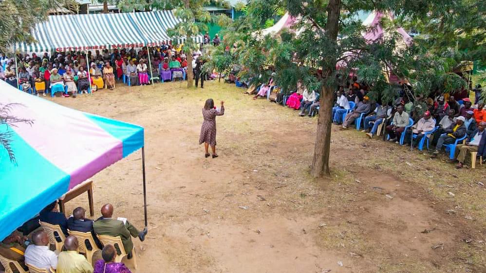 I started the issuance of bursary cheques for the year 2024. Today, I distributed cheques to students and parents at Githioro ACC Grounds, Dundori Ward and later at Nyonjoro Chief’s office, Lanet Umoja Ward. Tomorrow I’ll issue the cheques in Kiamaina, Kabatini &amp; Bahati Wards.