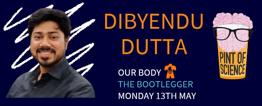 🔬 Journey into the world of Phage Therapy with Dibyendu Dutta at the Bootlegger on Monday, May 13th! Explore the captivating potential of bacteriophages in battling antibiotic-resistant bacteria. Join us for an enlightening discussion! @CuriousModeller #PhageTherapy #Pint24