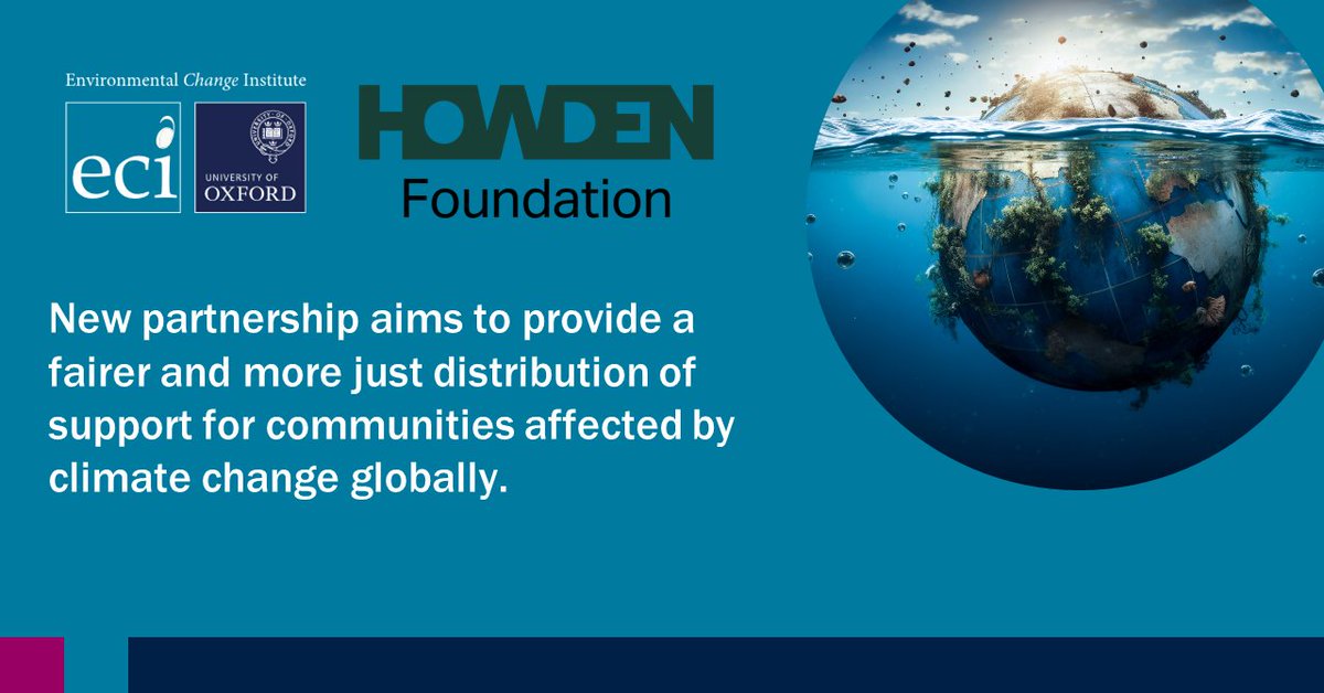 ECI, Univ of Oxford (@ecioxford) on Twitter photo Delighted to be working with Howden Group to address the imbalance for communities affected by climate change impacts. <a href="/NicolaRanger/">Nicola Ranger 🔃</a> @profjimhall <a href="/OPSIS_Oxford/">Oxford Prog for Sustainable Infrastructure Systems</a>
eci.ox.ac.uk/news/partnersh… Delighted to be working with Howden Group to address the imbalance for communities affected by climate change impacts. <a href="/NicolaRanger/">Nicola Ranger 🔃</a> @profjimhall <a href="/OPSIS_Oxford/">Oxford Prog for Sustainable Infrastructure Systems</a>
eci.ox.ac.uk/news/partnersh…