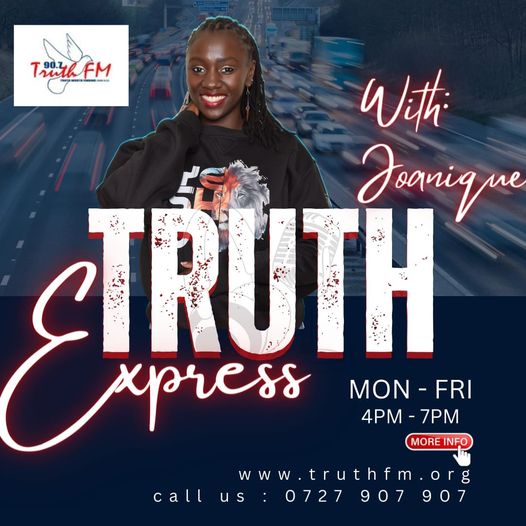 Truthfmkenya's tweet image. "You will always have the poor among you, but you will not always have me.”
John 12:8 NIV

As we gear towards Easter join @Joanique_Ke this #RecapMonday for an awesome drive on #TruthExpress #TruthfmDrive from 4pm to 7pm
Call/WhatsApp 0727 907 907