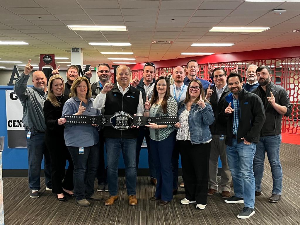 Give it up for this Gulf States sales team for going back-to-back as #ATTFiber sales winners in their region. Fiber Sales Manager Cher says the formula is being united in purpose and pursuing excellence every day. Pursue excellence with us: go.att.jobs/6019ZKCtJ #LifeAtATT 🙌