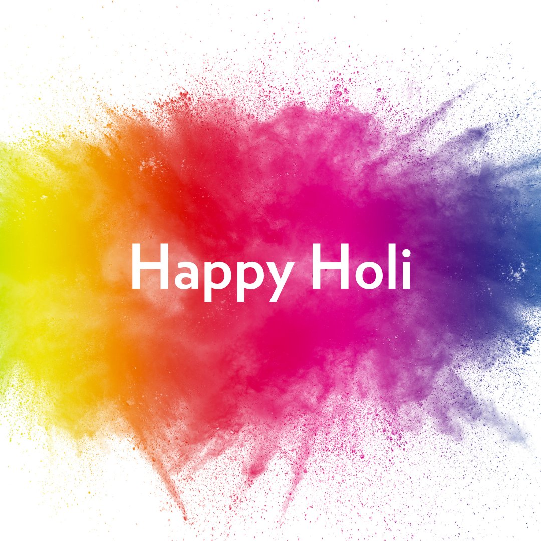 To all observing Holi, we wish you a celebration of colorful fun and joy!