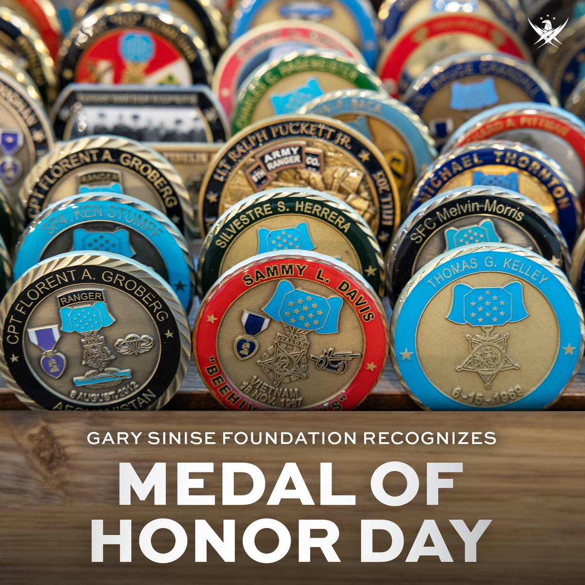 On National #MedalofHonorDay we honor those who have been awarded our nation's highest military decoration for acts of valor above and beyond the call of duty. Thank you, Medal of Honor Recipients, for going above the call of duty. We are forever grateful for you.