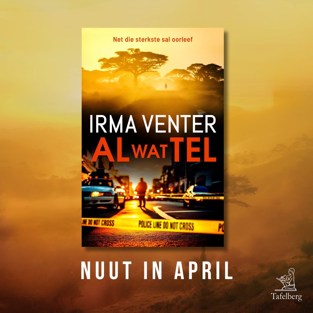 🔥Nuut in April🔥

Al wat tel deur Irma Venter ✍️

🔗Meer inligting: ow.ly/mAS550QZtjf

#IrmaVenter #Alwattel