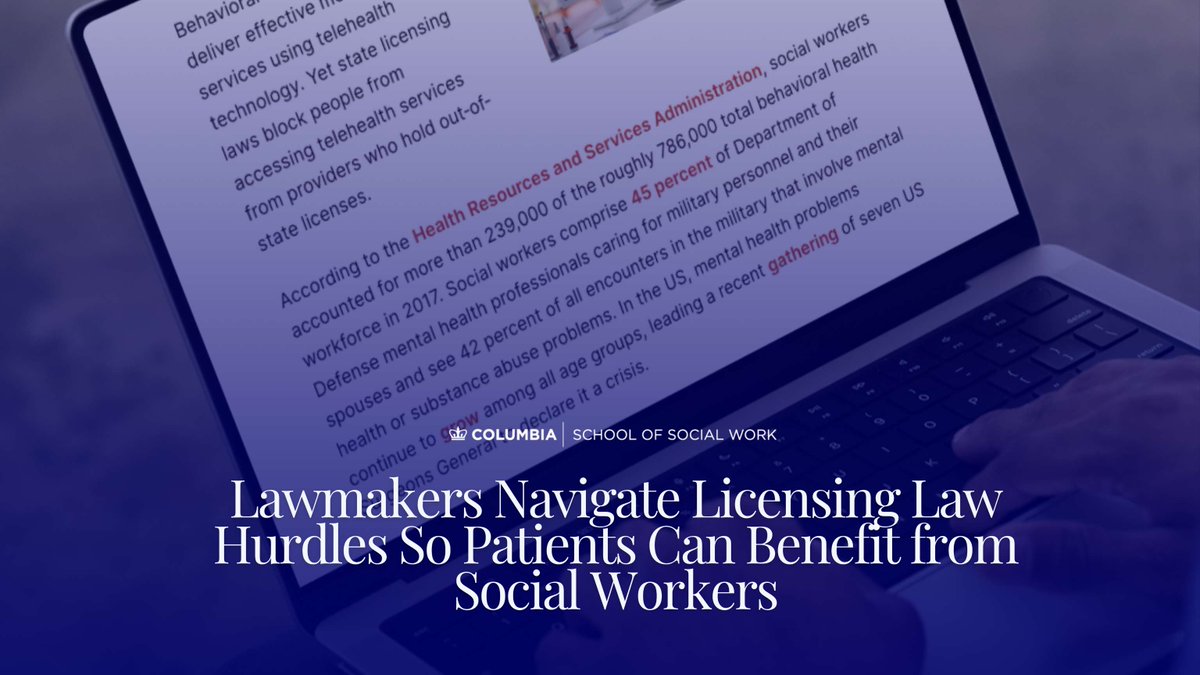 Social workers across the nation are pushing lawmakers in 27 states to establish an interstate compact alleviating the restrictions on telehealth services from providers who hold out-of-state licenses. Visit our #linkinbio to read more about this increasingly accessible change!