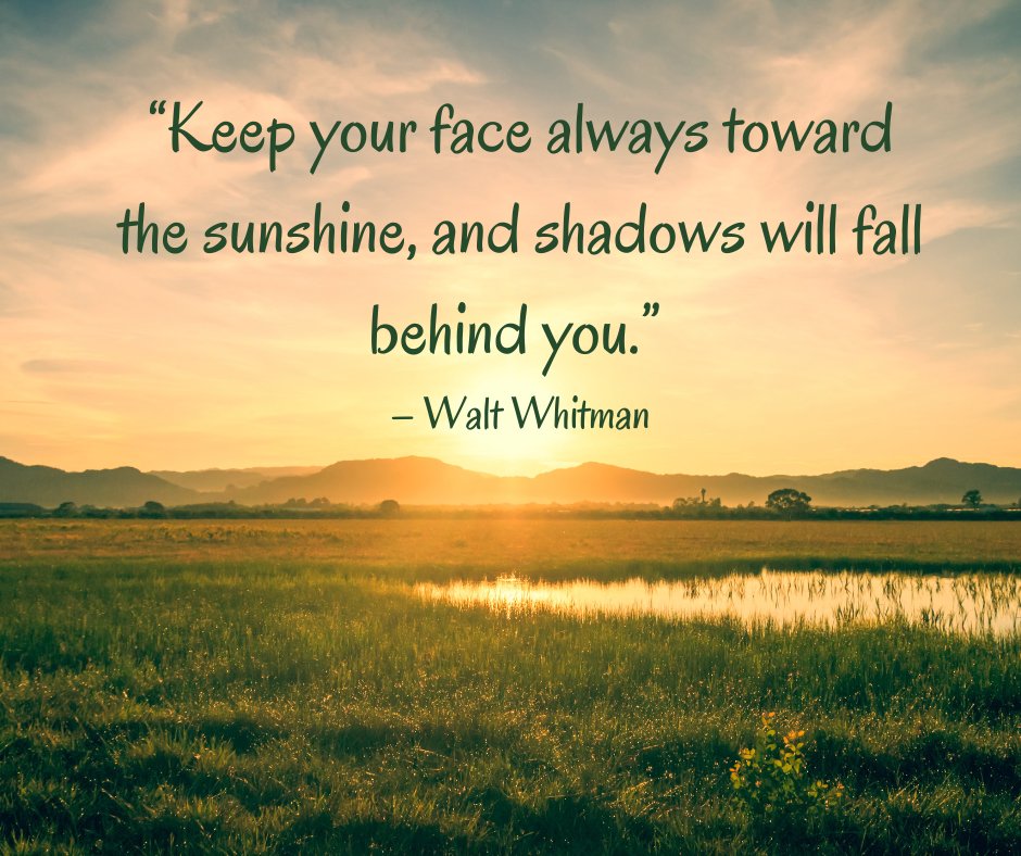 KnowTheOdds's tweet photo. Have a great week and keep your face toward the sunshine! https://t.co/zo6BR6Cqy8