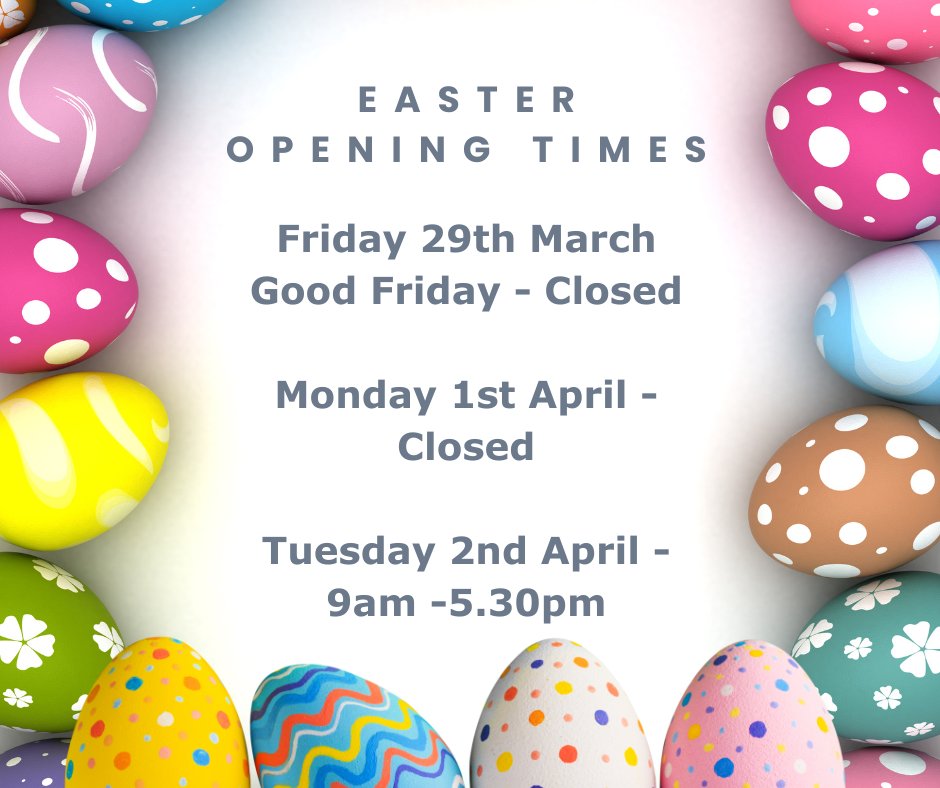 Security_ESP's tweet image. REMINDER OF OUR EASTER OPENING HOURS.....
#espprojects #CORE #digitalexchange #electronicsecurityprotection