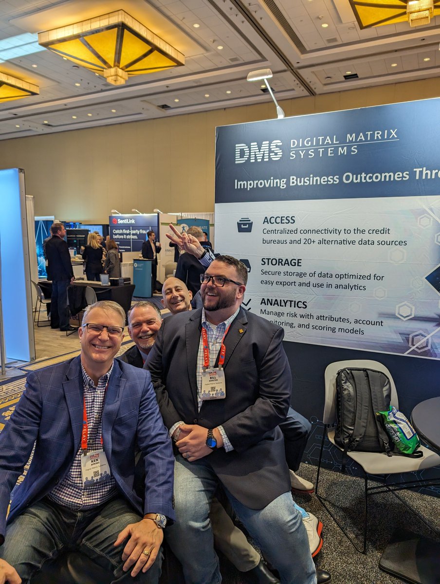 The @ConsumerBankers #CBALIVE conference is officially underway! Make sure you stop by booth 318 to say hi to the Digital Matrix Systems team. 

#CBALIVE2024 #banking #data #analytics