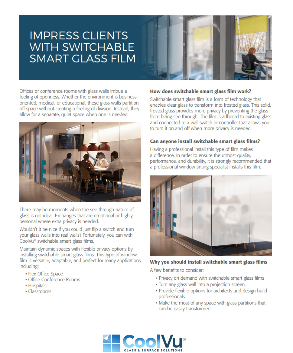 CoolvuMPLS's tweet image. 🔮 Experience the future of privacy with our switchable smart glass film! In the &quot;on state,&quot; enjoy crystal-clear views. Need privacy? Simply switch off the power and watch it transform into an opaque shield.  #SmartPrivacy #InnovativeTechnology #ProjectionScreenPerfection