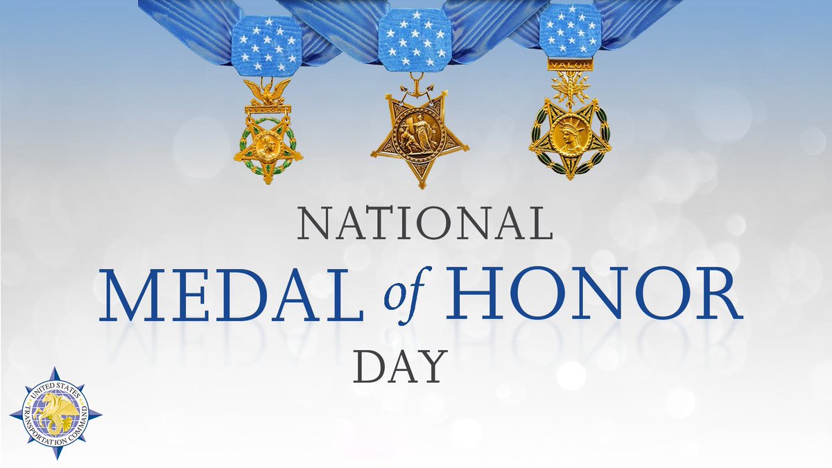 Family...#NationalMedalofHonorDay Out of 41M Americans that have served in the military, only 3,517 have been awarded the Medal of Honor. Today, @US_TRANSCOM honors the valor & sacrifice of MoH recipients, whose courage embodies the highest ideals of our armed forces. Much love!