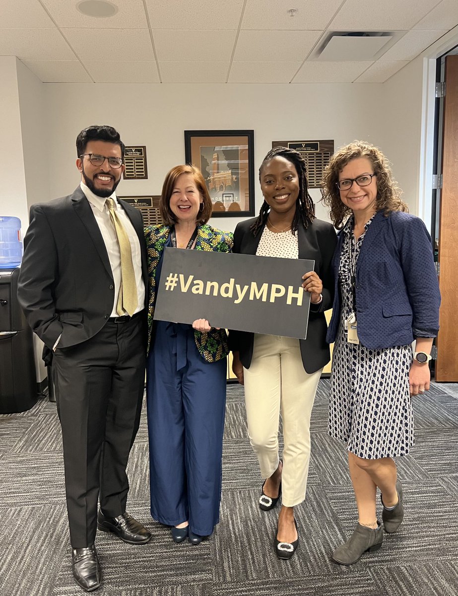 So very, very proud of our #VandyMPH ⁦@vuglobalhealth⁩ students Tevin Mathew & Anjola Ajayi as they present their culminating experience to become MPH grads! What an absolute joy to spend the past 2 years w/ them! ⁦@VUHealthPol⁩ ⁦@VUmedicine⁩ ⁦@espitzrose⁩