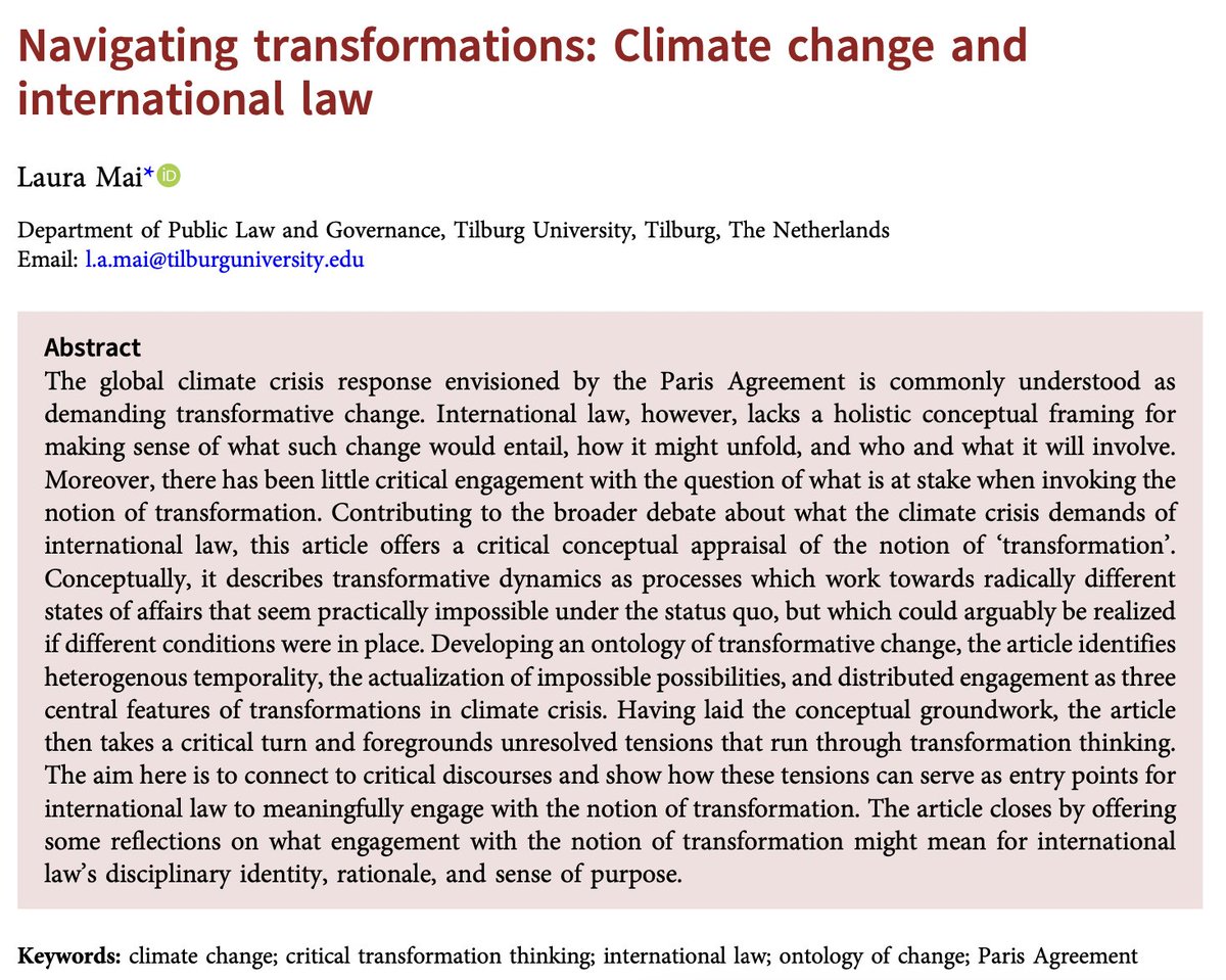 What do we mean when we talk about 'transformation'? My attempt at a response is now published with @LJIL_Leiden and available open access via cambridge.org/core/journals/…
