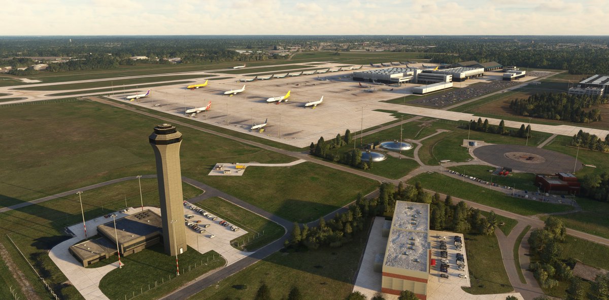 New MSFS airport from FeelThere - KCVG Cincinnati/Northern Kentucky International! tinyurl.com/24wjzrhh #FS2020 @MSFSofficial #MSFS