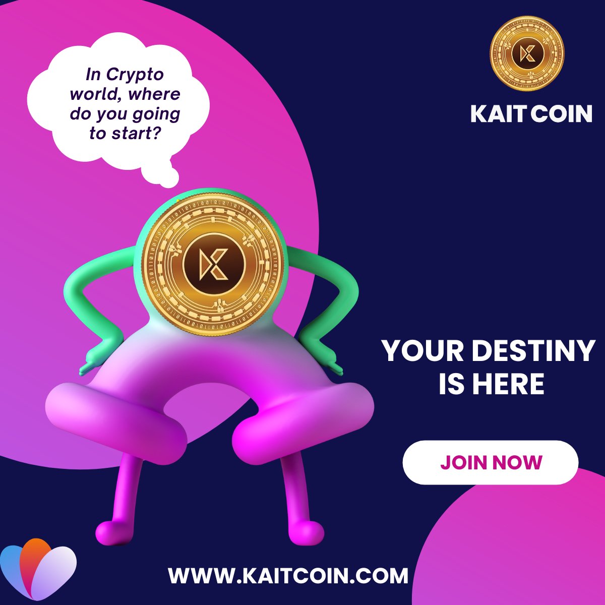 Don't miss the next big thing!    #KAITCOIN is poised to revolutionize the crypto space.  Be an early adopter and join the KAIT fam! 

For more details and Updates.
Website : kaitcrypto.com

#kait #kaitcoin #crypto #cryptomoney #cryptocurrency #bitcoin #promo #buycrypto