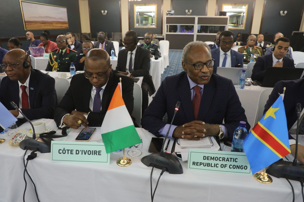 1) In Pictures: Induction of newly elected members of the #AUPSC.🇳🇦 In-coming/re-elected two-year term #PSC Members (#Angola #Botswana Cote D’Ivoire #DRC #Egypt #EquatorialGuinea #Gambia #SierraLeone #Tanzania #Uganda).