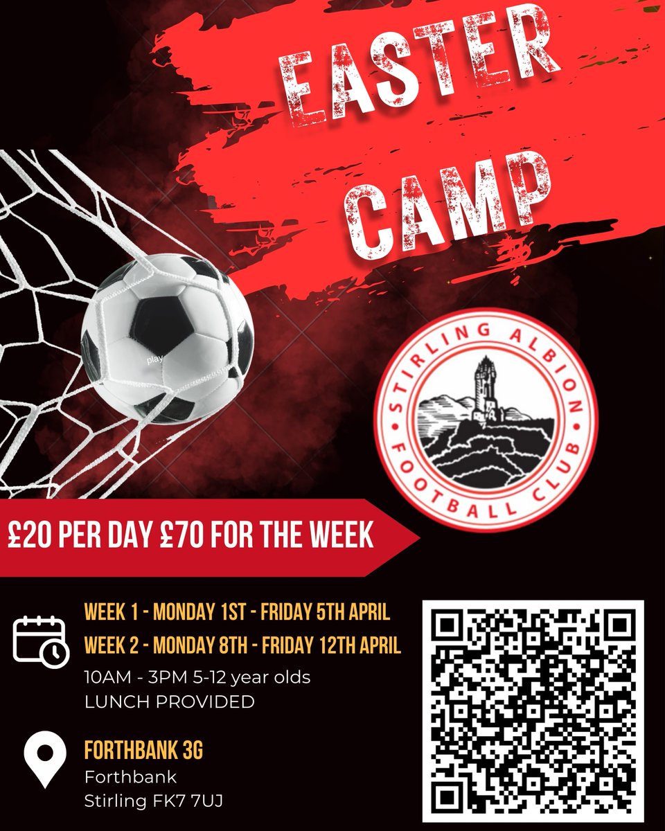 Easter Camps ONE WEEK TO GO!!! Come and learn to play the 'Bino' Way this Easter at our Holiday Camps. Spaces are available for both weeks and to secure your child's place please click on the below link⬇️ myclub-hub.com/organisations/… 🔴⚪⚽