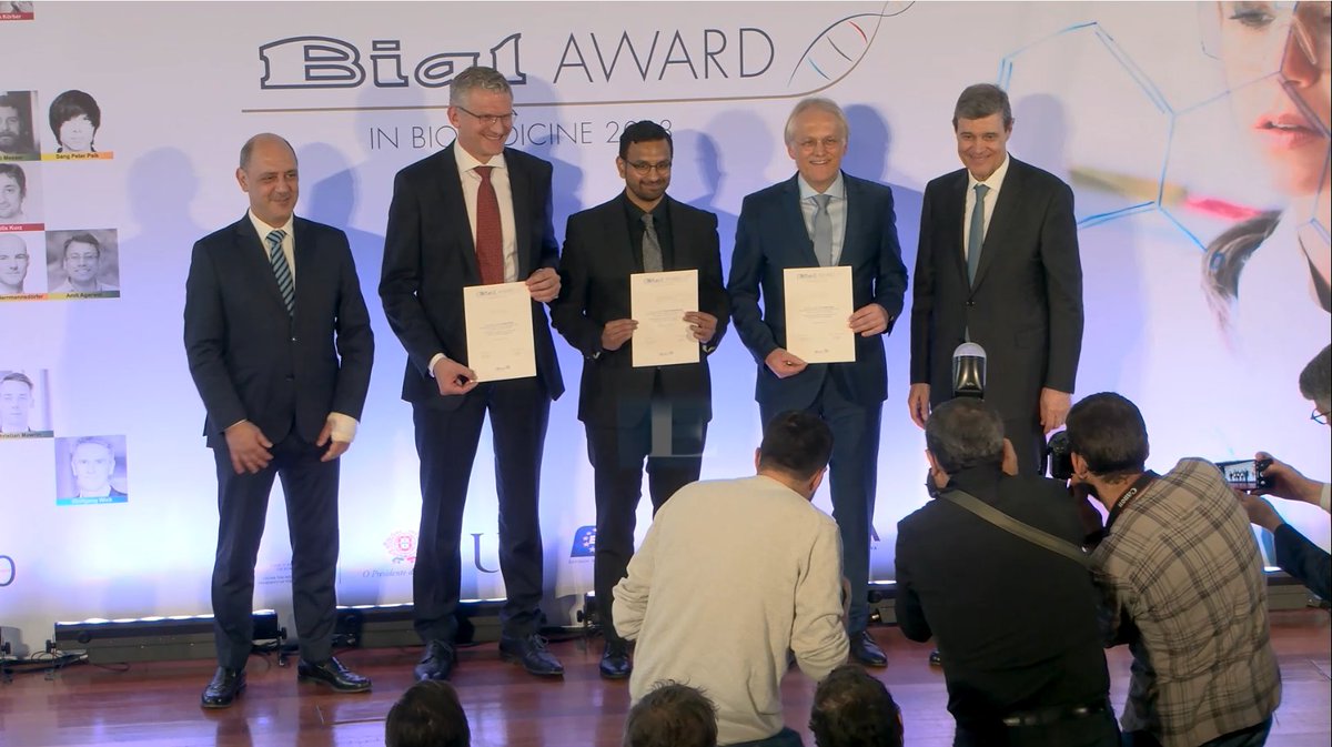 🏆 @VarunVenkatara2, Frank Winkler, Thomas Kuner, and 26 other researchers have won the #BIALAwardinBiomedicine, worth 300,000 Euros, for pioneering research in #braincancer of high scientific relevance to #biomedicine. 🎞️ Watch here bit.ly/BF_BestOfBAB20… the best moments of…