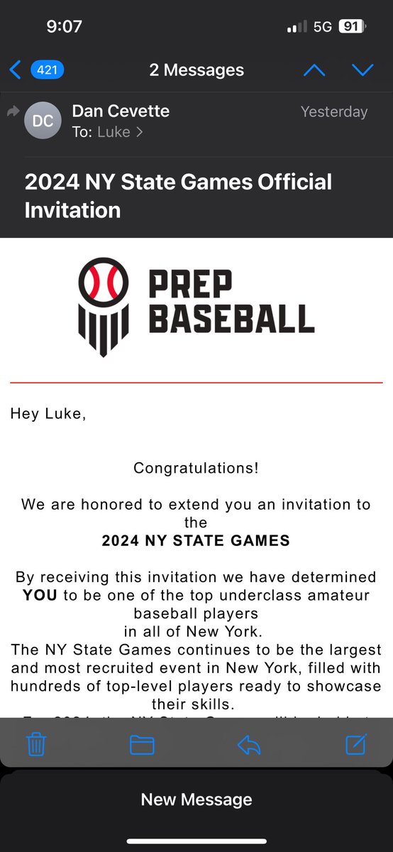 lukerichards_3's tweet photo. Huge Thank you to @PrepBaseballNY and @DanCevette for this opportunity over the summer! @TWolvesScout @CoachJayZ @CoachSteveWNY @BUncommitted https://t.co/MnnfBfyE6A