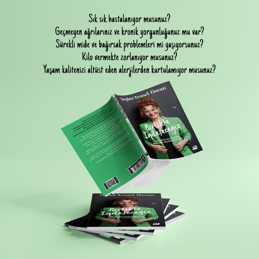 Bu sorunlardan herhangi birinden muzdaripseniz diyetisyen Yeşim Temel Özcan, sizi hayatınızı değiştirecek bir iyileşme yolculuğuna davet ediyor. @diyetisyenyesim dogankitap.com.tr/kitap/birlikte… #DoğanKitap #OkumakİyiGelir #Birlikteİyileşeceğiz #YeşimTemelÖzcan #kitap #yenikitap