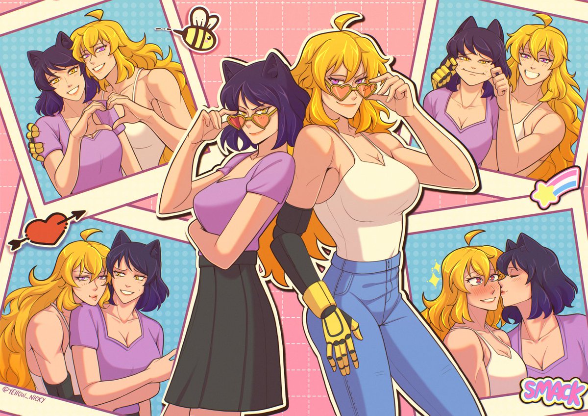 March 25th
 Happy bumbleby 1st aniversary! 🖤🐝💛
#RWBY #bumbleby #GL