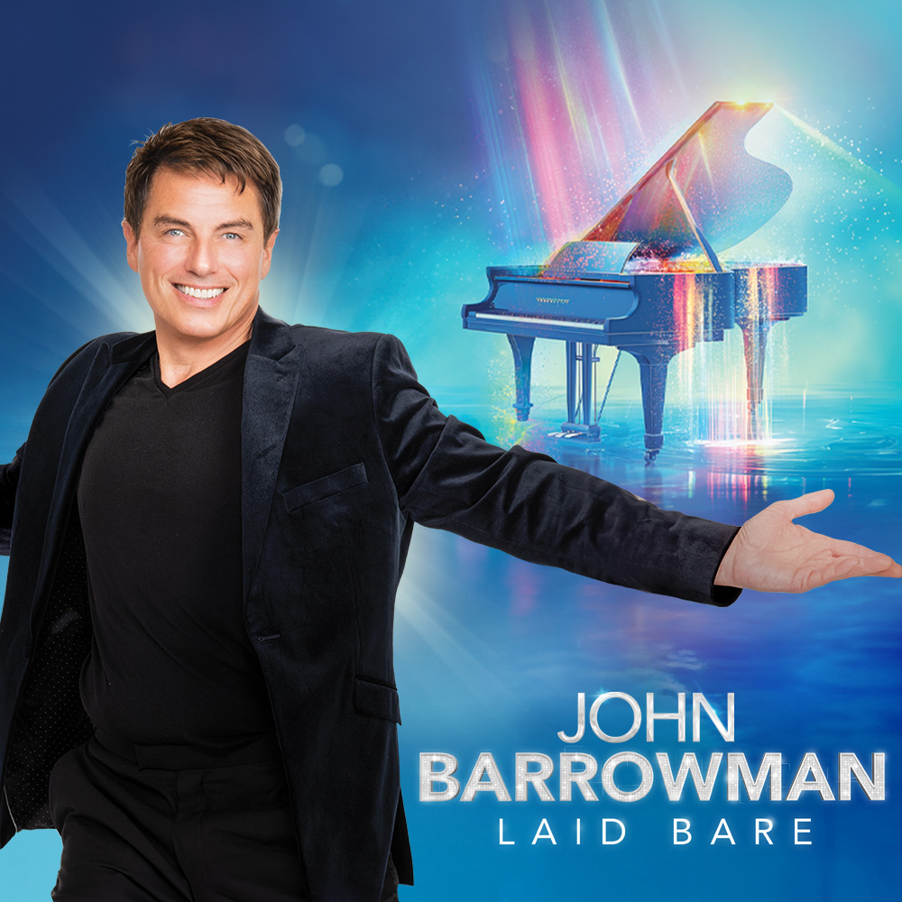 🚨ON SALE NOW! 🚨 
John Barrowman is stepping out of the Tardis and into the spotlight with LAID BARE! 🤭
A night of live music, personal stories and his infectious energy 
Book your tickets now at tinyurl.com/4ypy433c 

#JohnBarrowman #LaidBare #Concert #DoctorWho 🌌