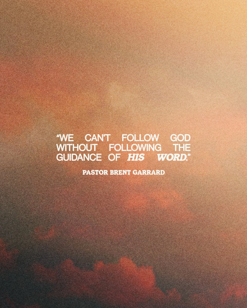 We can't follow God without following the guidance of His Word. #godsword #godswordistruth #godswords