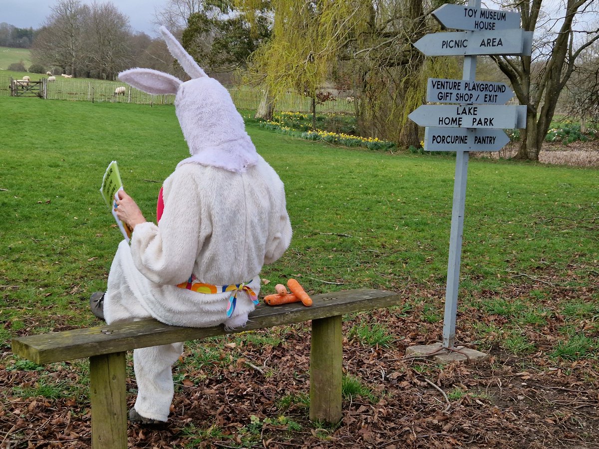We're busying ourselves finalising the garden trail ready for Friday, but it looks like one of our helpers has hopped away for a snack! Visit us from 29th Mar - 14th Apr and have a go at our 'Springing Up' #Easter garden trail and crafts - all included in your admission!