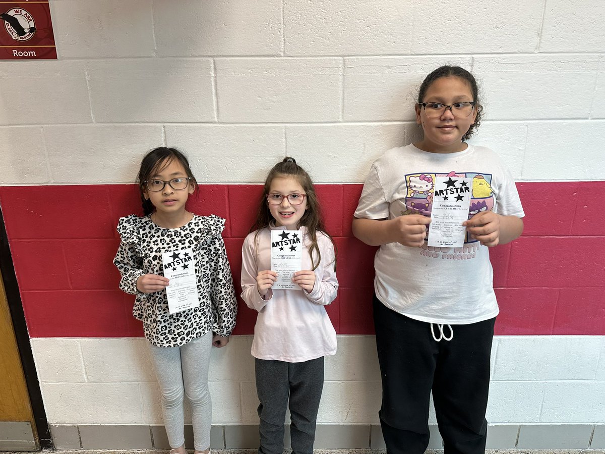 Great Job to our Art Stars! <a href="/ClaraBartonElem/">Clara Barton Elem</a>