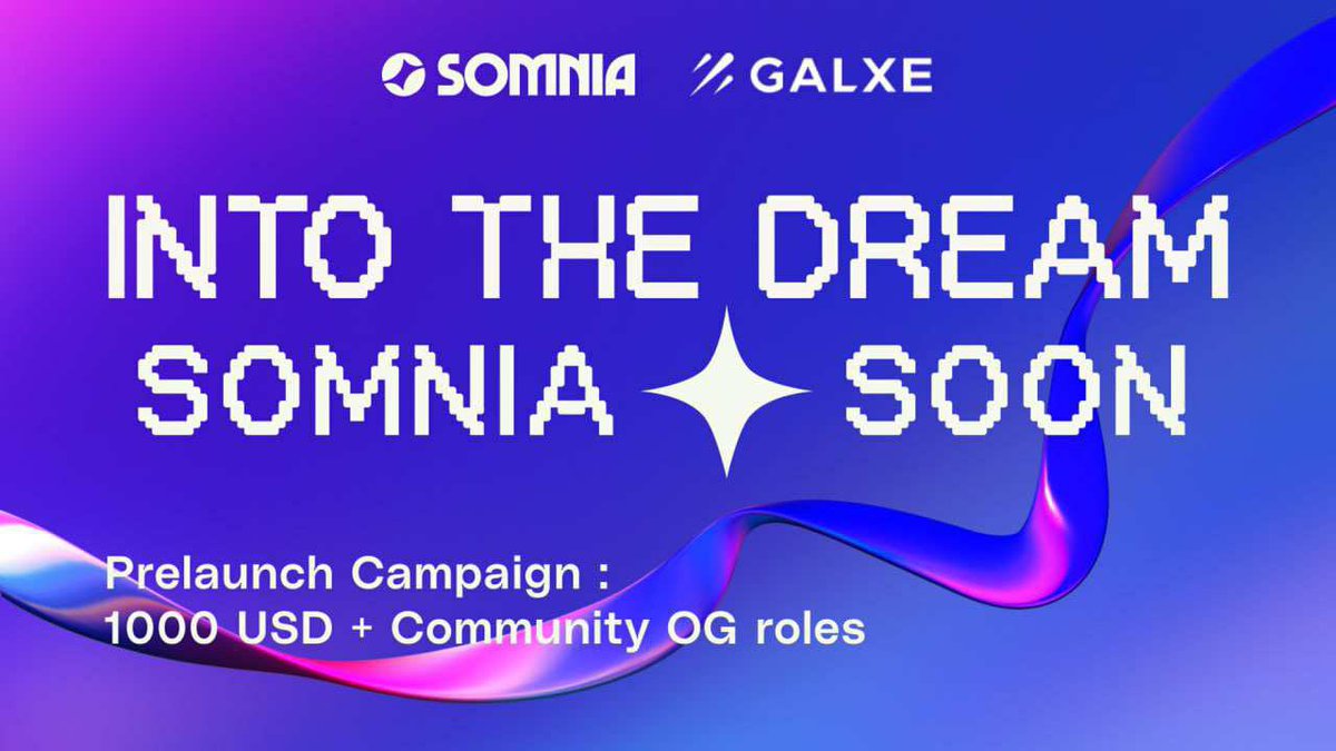 🎁 Somnia Airdrop is now Live 🌥️ Total Pool: 1000 USDT + 200 OG Roles 👥 Referral: Get Extra Points 🌟 Rating: ⭐⭐⭐⭐⭐ 🏆 Winners: 220 Lucky Participants 📘 Airdrop Page - bit.ly/Somnia-Prelaun… #Airdrop #SomniaNetwork #Airdrops #AirdropAuditors