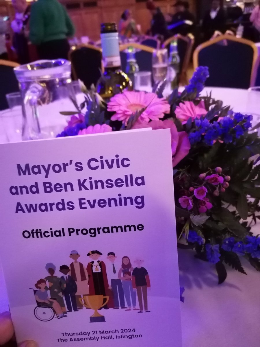 Celebrating Islington's unsung heroes @IslingtonBC at the Mayor’s Civic and Ben Kinsella Awards Ceremony last week. So many people volunteering their time to make Islington such an amazing place to live and work.