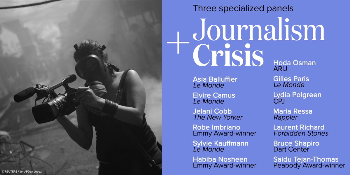 Three specialized panels with world-renowned journalists on the threats they face 🗓️ Tuesday, April 16 6:00 p.m. 📍The Forum @Columbia (601 W 125th St) 🎟️Register: journalismcrisis.eventbrite.com #JournalismAndCrisis with @lemondefr @LeMonde_EN @Columbia_MF