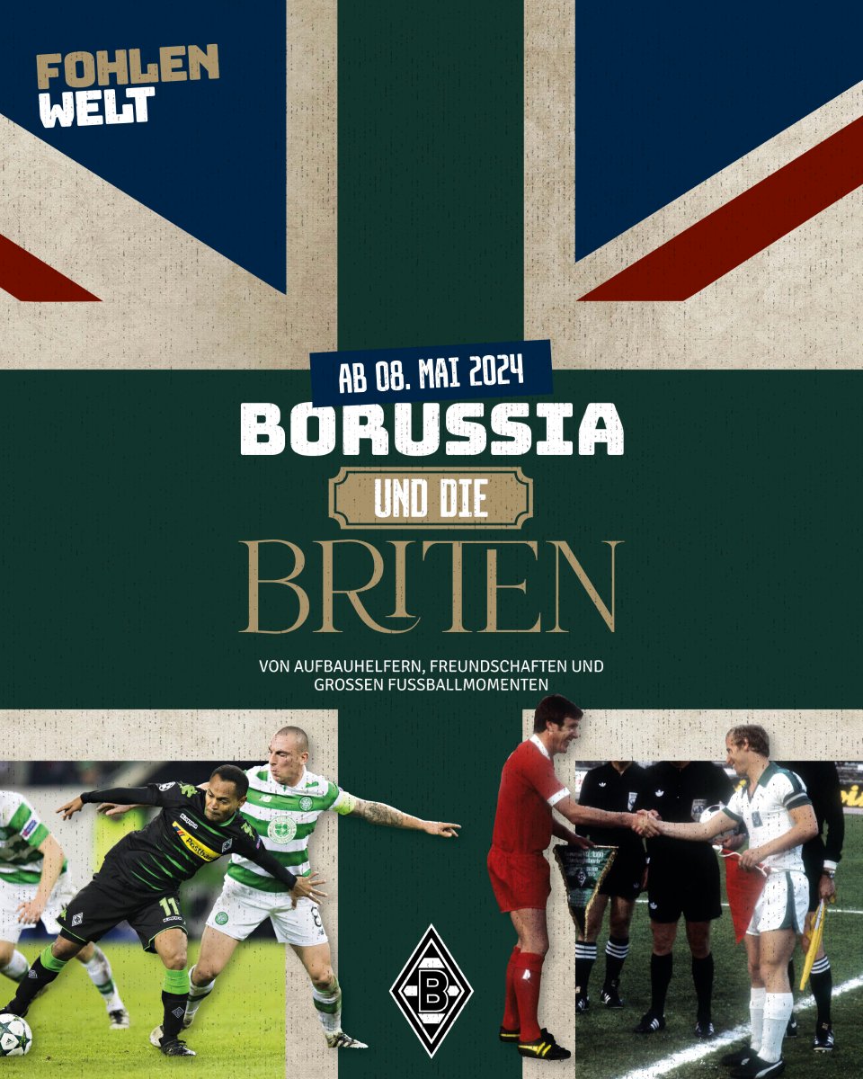 'Borussia & the Brits' Interesting exhibition at Borussia Mönchengladbach for anyone in Germany for the Euros this summer. A history of the club's links to the UK, from friendlies in the 1910s to the British Army on the Rhine to some links with the 2024 FA Cup quarterfinalists.